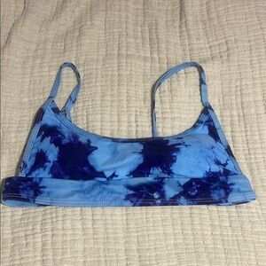 💙Blue Tie-Dye Bikini Top